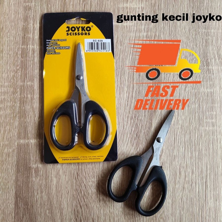 

Gunting Joyko Kecil SC - 828 pemotong kertas tajam berbahan stainless serbaguna