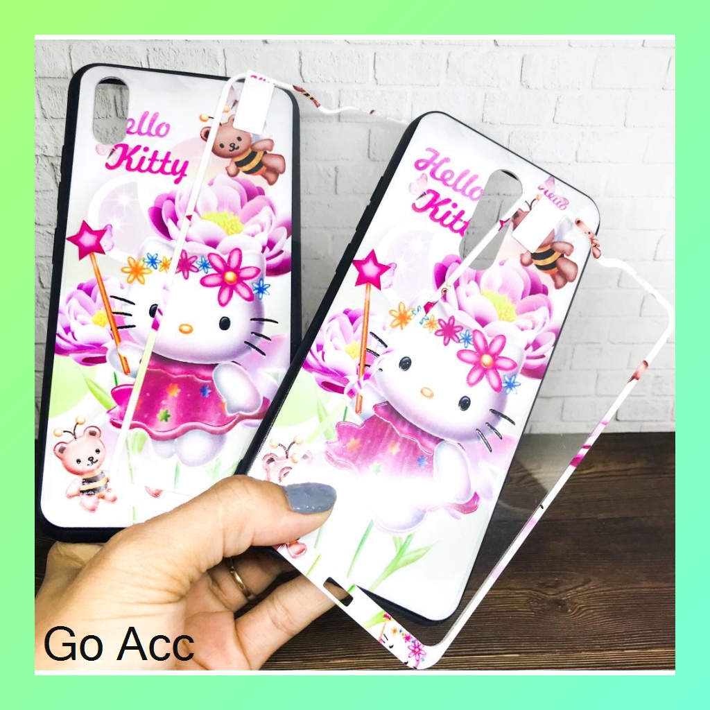 Softcase Tempered Glass karakter Oppo A1k,Realme C2,A31 2020,A33,A53,A37 Neo 9,A52 A72 A92,V5, A5s,A7,A12,A11k,2 Pro,U1,U2, 5/5i/5s/C3, 7i,C17,C12,C15, Vivo Y11 Y12 Y15 Y17,Y20 Y20s Y20i Y12s Y30 Y30i Y50,Y91C, Xiaomi Redmi 3 3s,4A,5A,6,8A,9C HCTG 14