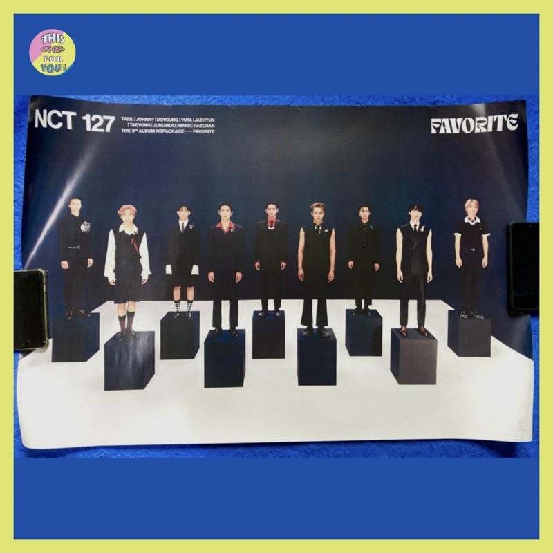 [READY] NCT 127 OFFICIAL REPACKAGE ALBUM FAVORITE - CLASSIC VER. VERSION ROLLED POSTER ONLY WITH TUB