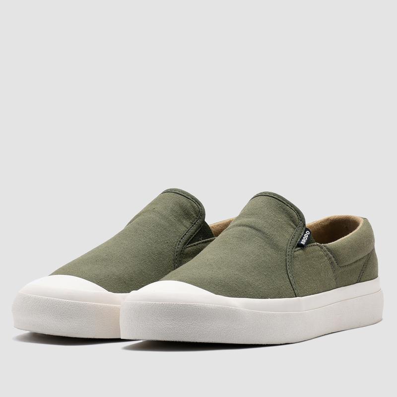 BRODO_Vintage V2 Slip On Olive WS||Sepatu