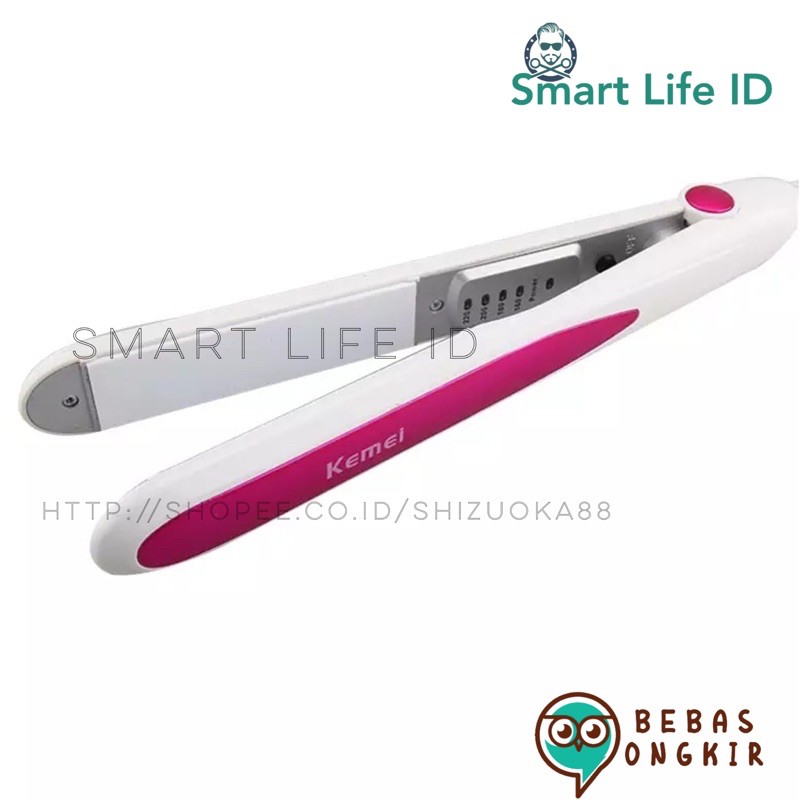 Kemei KM-532 Catokan Rambut Alat Catok 2 in 1 Professional Hair Straightener Kemei KM 532