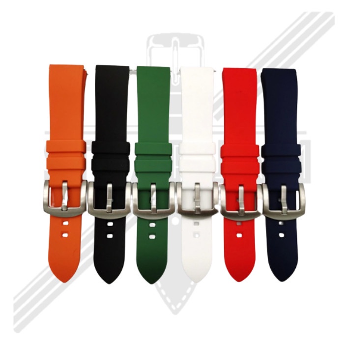 LKG Strap Eggel Valor - Tali Jam 20mm Rubber Silikon With Premium Buckle