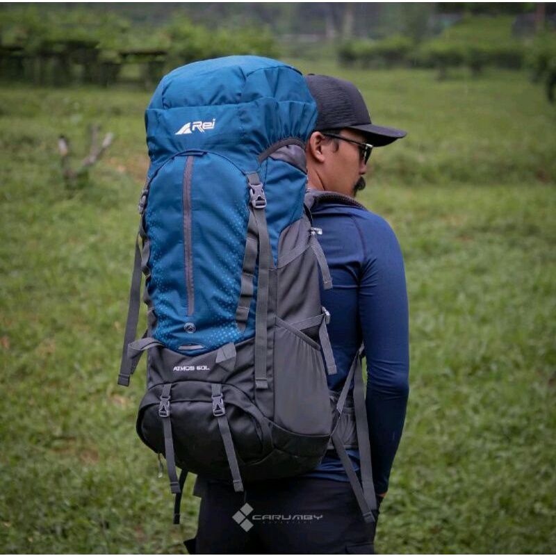 Carrier Rei Atmos 60L Original+Raincover