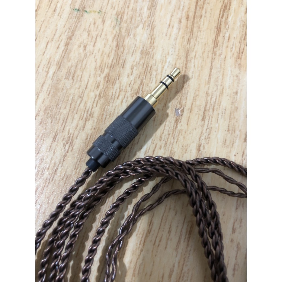 MX500 RECABLE [BROWN CABLE COPPER] RECAB EARPHONE HEAVY BASS