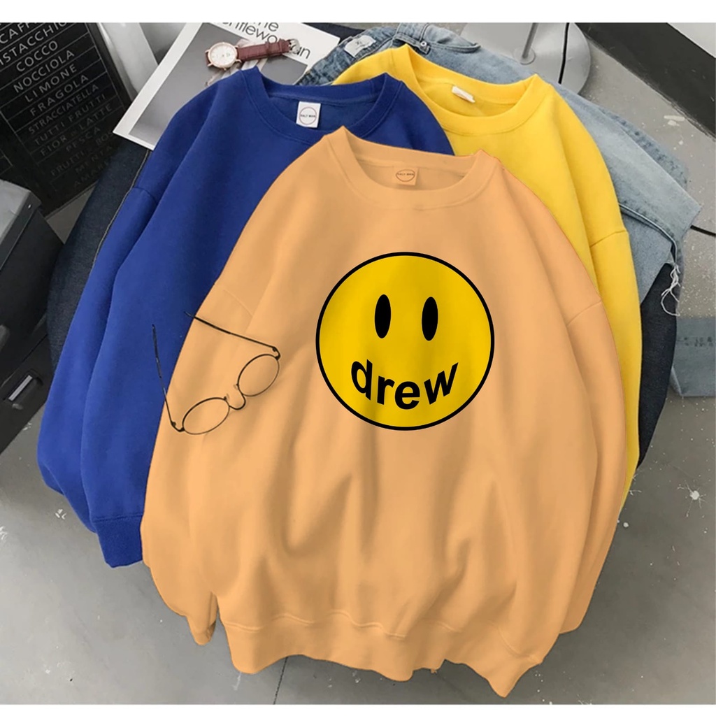 DREW SWEATER UNISEX TEBAL KEKINIAN TERBARU''