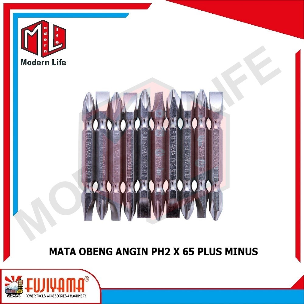 MATA OBENG ANGIN PH2 X 65 (+)(-) SCREWDRIVER BITS ( PLUS ) ( MINUS )