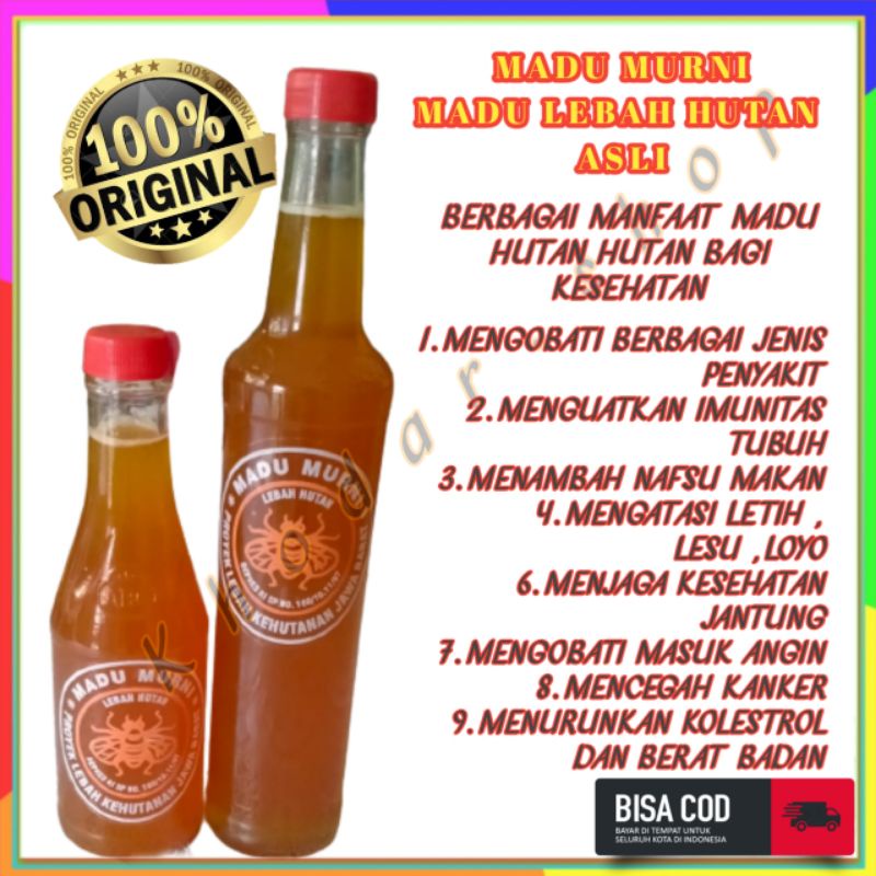 

Madu Murni | Madu Hutan Asli 100% Original