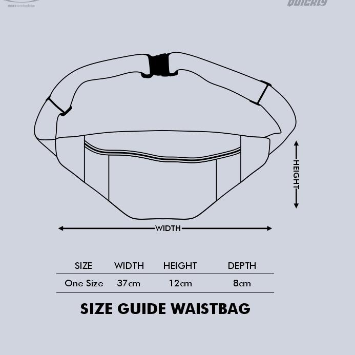 Langsung Beliii.. RACERTEES Tas Waistbag Hitam RBG.408