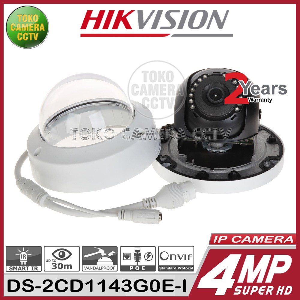 IP CAMERA 4MP INDOOR HIKVISION DS-2CD1143G0-I