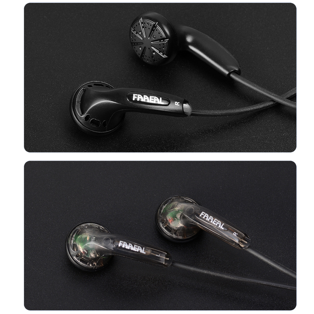 Faaeal Iris Ancestor Earbuds 32 Ohm In Ear Hifi Super Bass Kabel 3.5mm Untuk Xiaomi Smartphone Pc