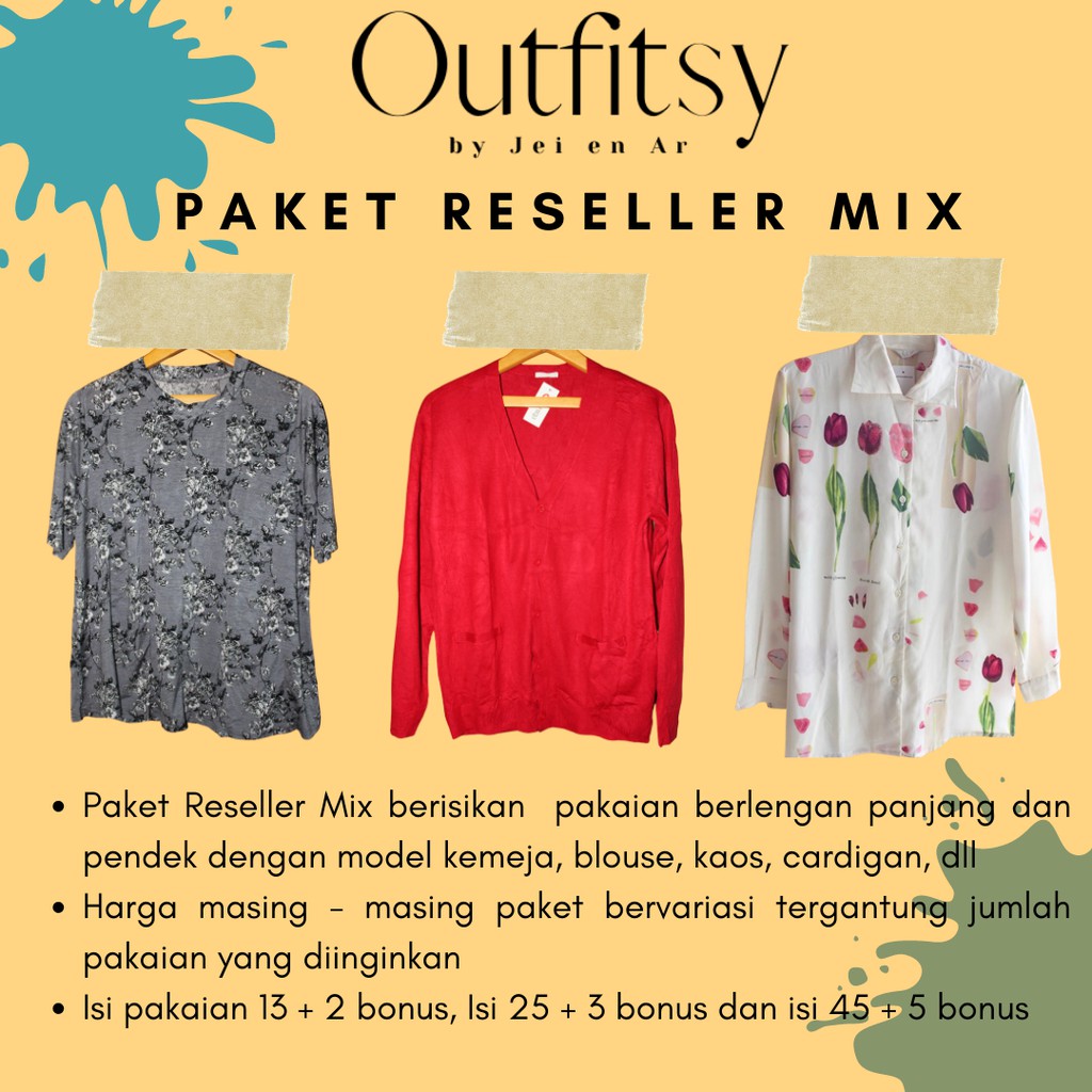 PAKET RESELLER MIX BAJU IMPORT