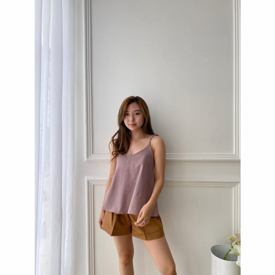 Tanktop Wanita Korea Ayumi Basic Tanktop A005 / Tanktop Korea