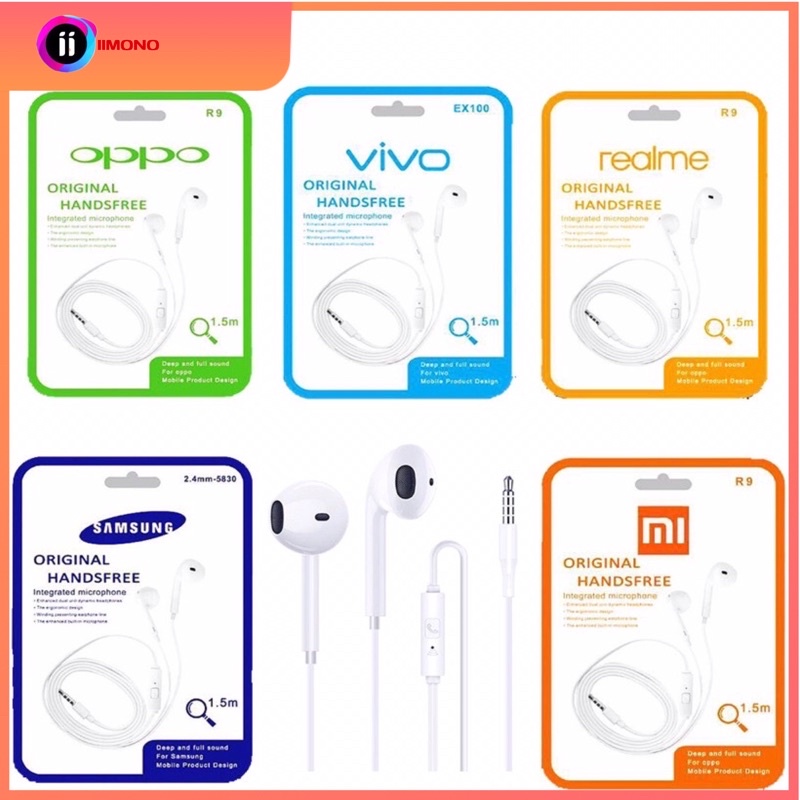 BUDS-IN EARPHONE R9 EXTRA BASS+ MIC/HEADSET+MICi