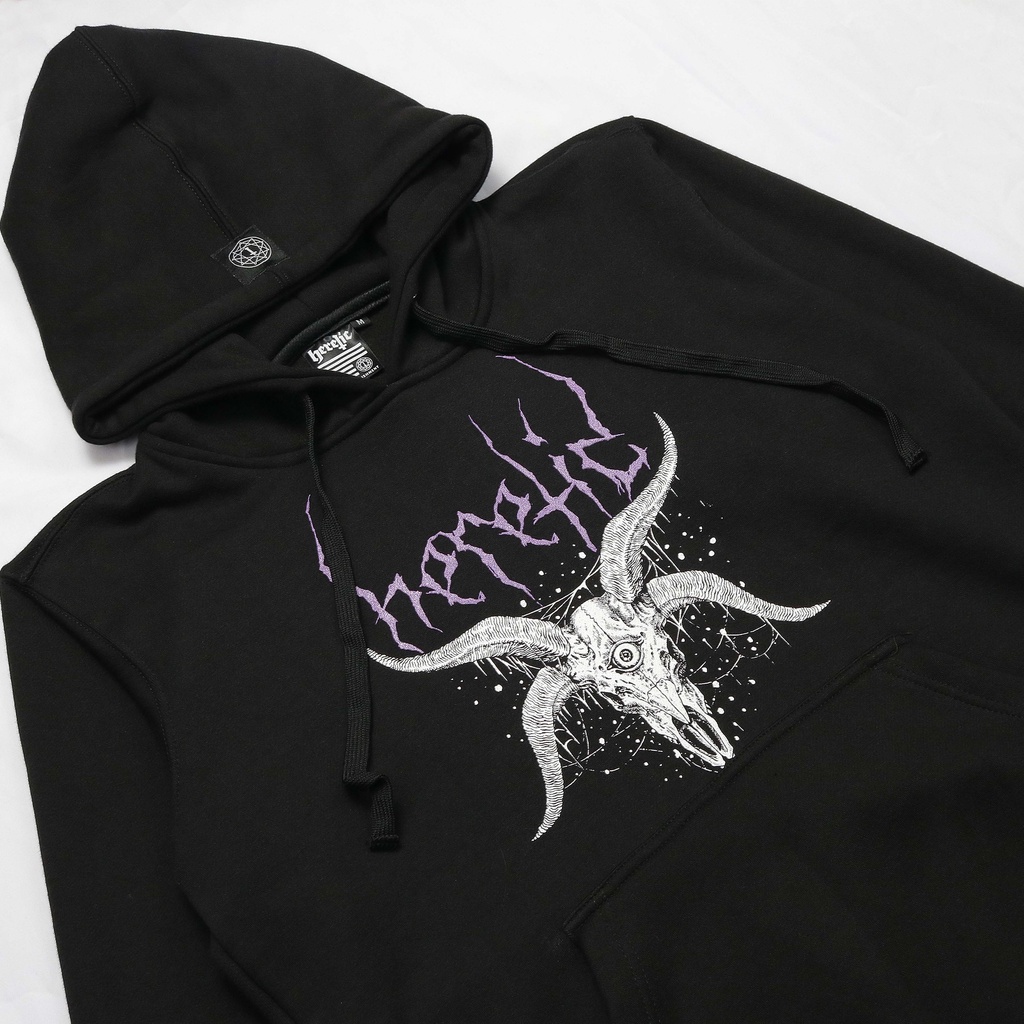 Heretic - Pullover Hoodie - Goat Head