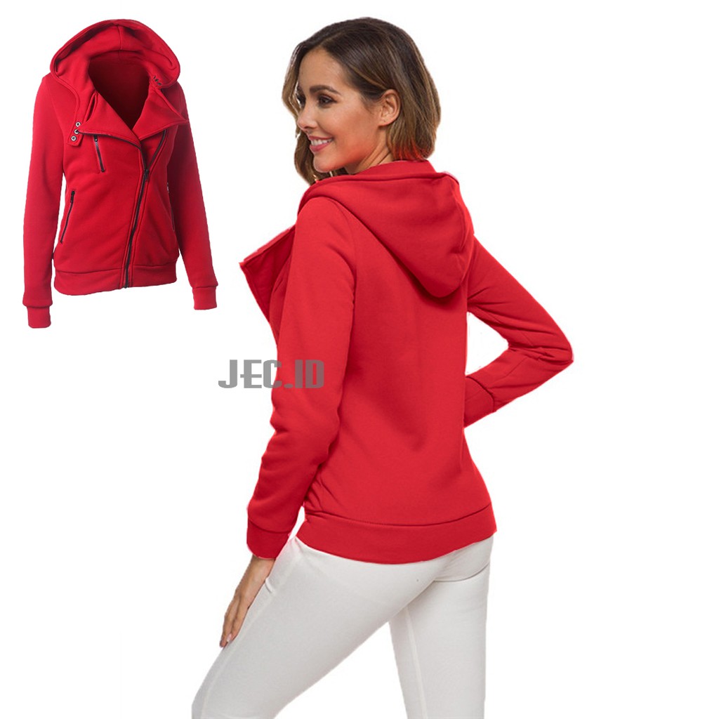 Jaket Sweater Wanita Jec Litthing Spring Hoodie Full Premium | Switer | Tebal | Cewek | Hodie