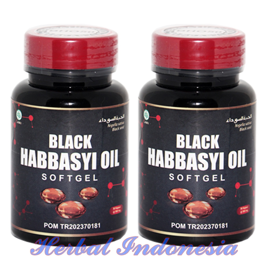 Softgel BLACK HABBASYI OIL 50 | Habbattussauda BlackSeed Oil Original