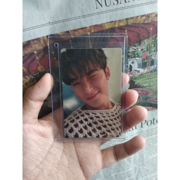 MINGYU PC PHOTOCARD SEVENTEEN ATTACA CARVER WINK + PASUKAN