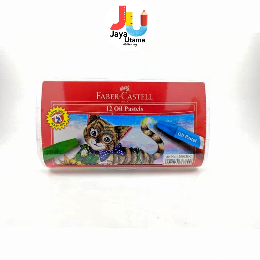 

Faber Castell Crayon Oil Pastel Mewarnai 12 Warna Transparan