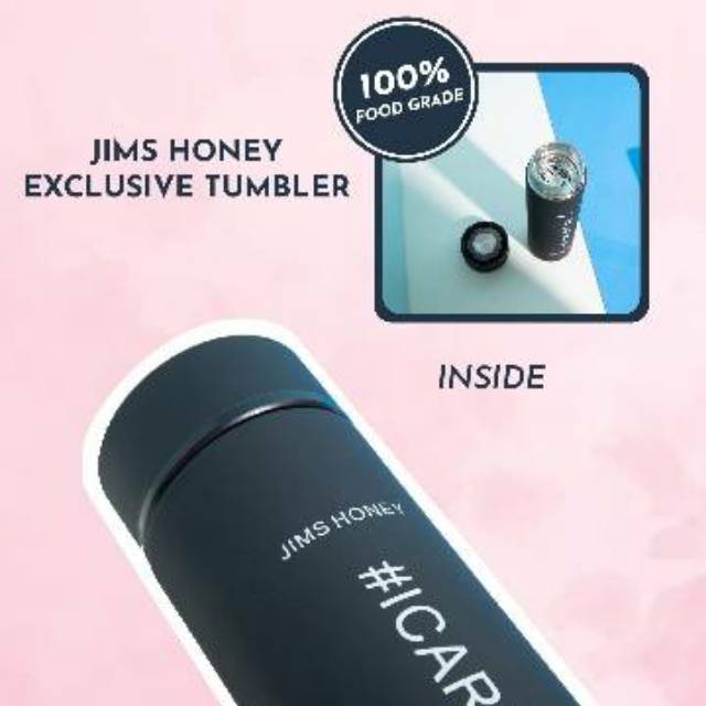 TUMBLER JIMS HONEY ORI BOTOL TERMOS TEMPAT MINUM TAHAN PANAS DINGIN STAINLESS EXCLUSIVE IMPOR MURAH