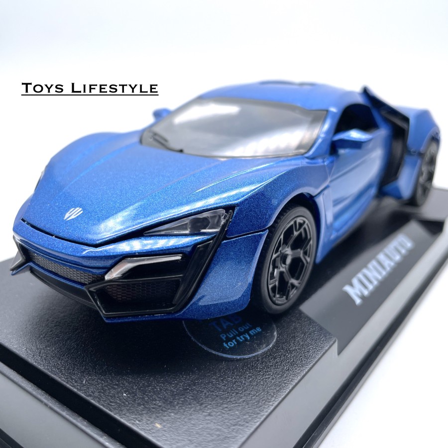 Mobil MiniAuto Diecast - Lykan Hypersport Skala 1:32