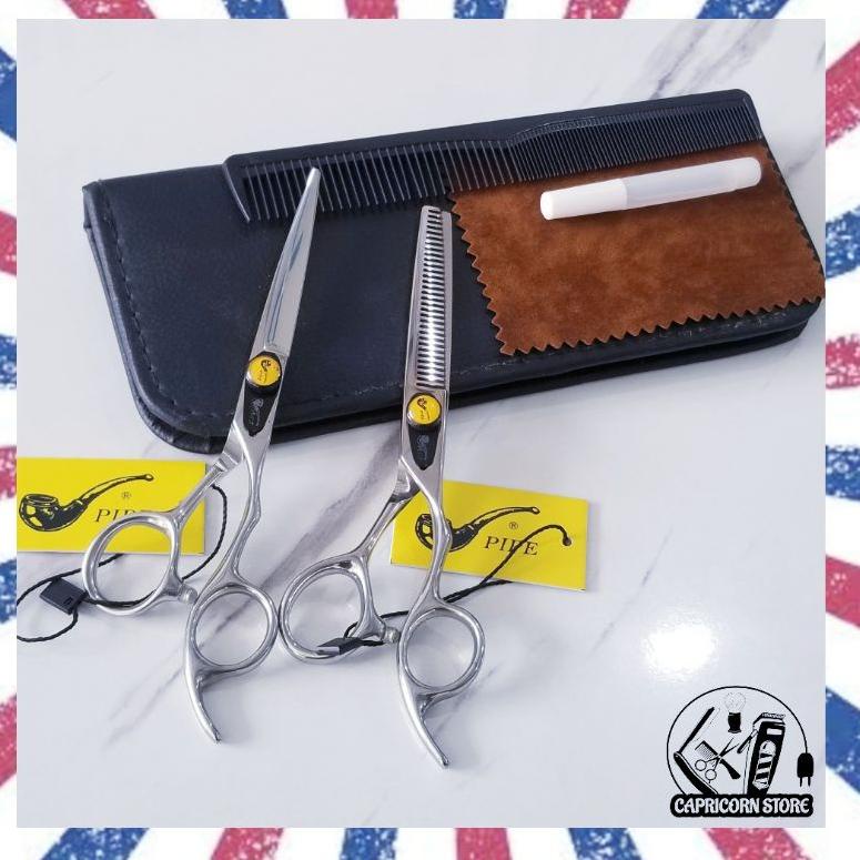 

[KODE BARANG VH35] COD Gunting PIPE AL 18- 6.0 Profesional Salon dan Barber
