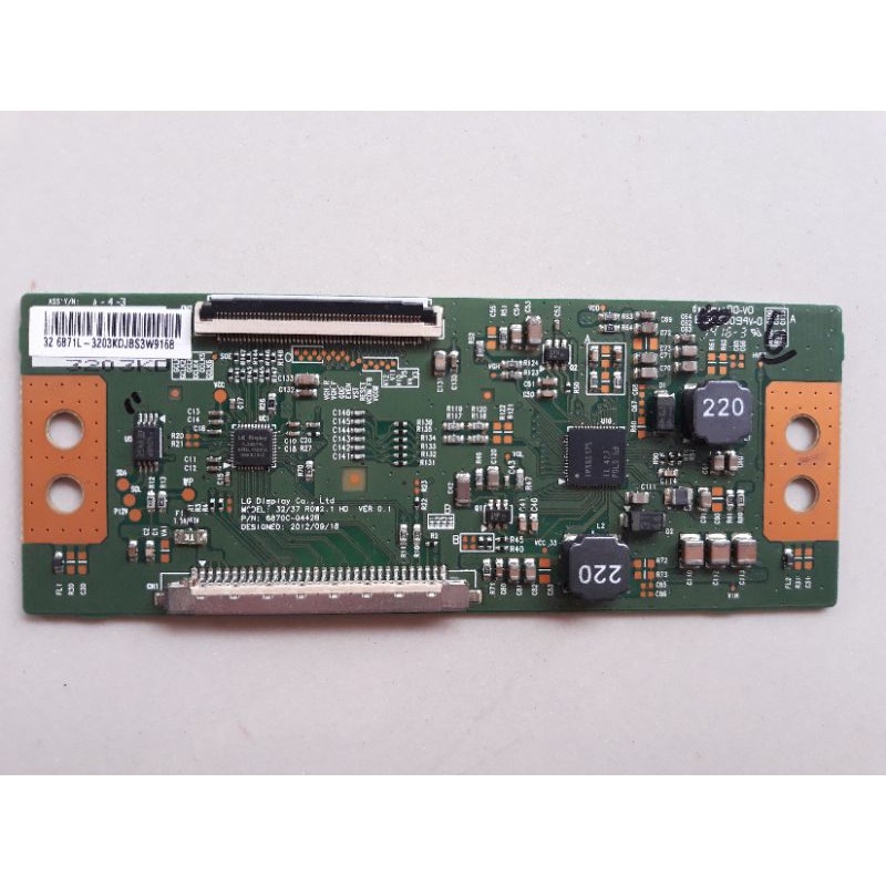 TICON-BOARD LOGIC LG DISPLY MODEL:32 37 ROW2.1 HD VER 0.1 PN:6870C-0442B