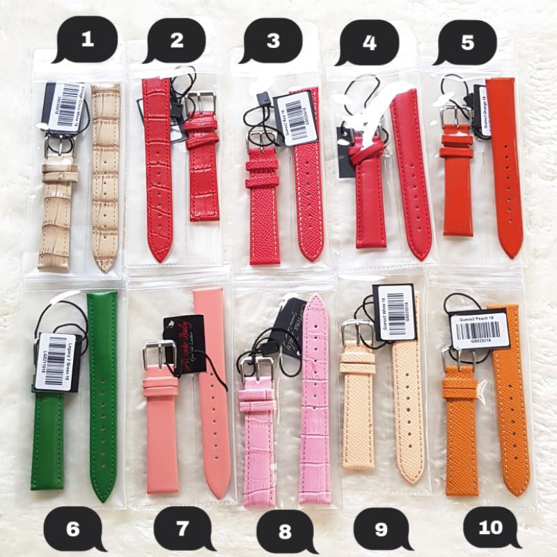 Strap Kulit Jam - Avante Italy Ukuran 18