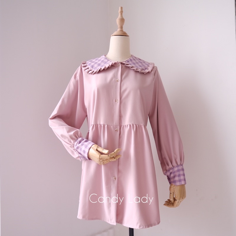 Laura Peterpan Long Blouse