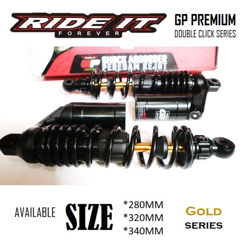 original ride it shok belakang gp premium ukuran 28/32/34