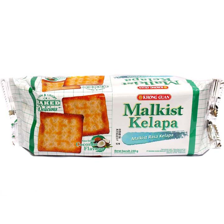 KHONG GUAN MALKIST KELAPA 230gr