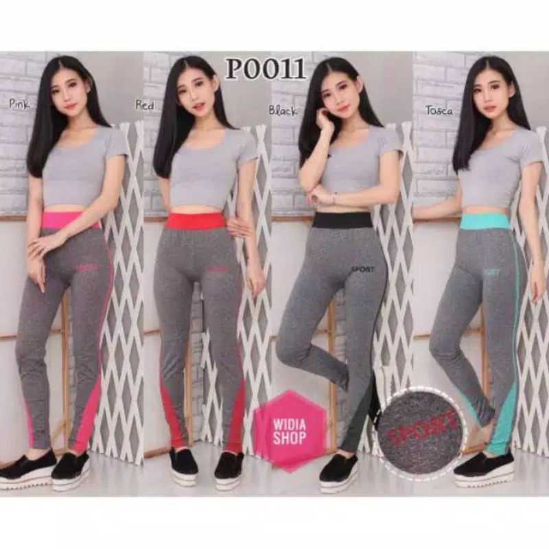 Legging senam cewek import / Legging gym wanita / Gym