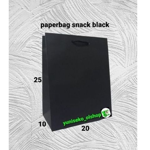 

Paperbag snack black series ( 20x10x25 )