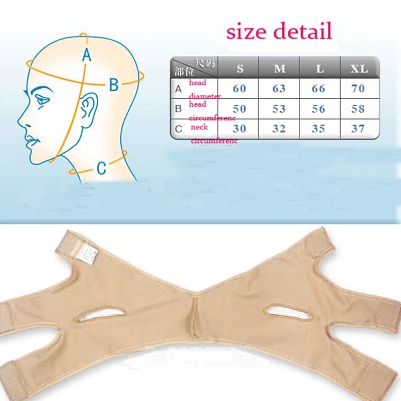 [Face V Shaper Face Lifting Slimming Belt][ Facial Cheek V Shape Lift Up Thin Mask Strap ][ Face Line Smooth Breathable Bandage ]