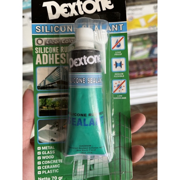 Lem Silikon Bening Dextone