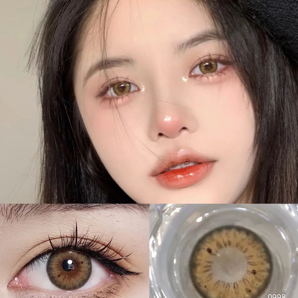 (COD)Menyinarimu Softlens Minus(-1~-6) BLACKSPOT Softlens Lensa Mata Penuh Gaya Dan Cantik Softlens Brown Warna Lensa Kontak Soflen 2022 New Dubai Import Premium Big Eye Gray Exoticon Softlen