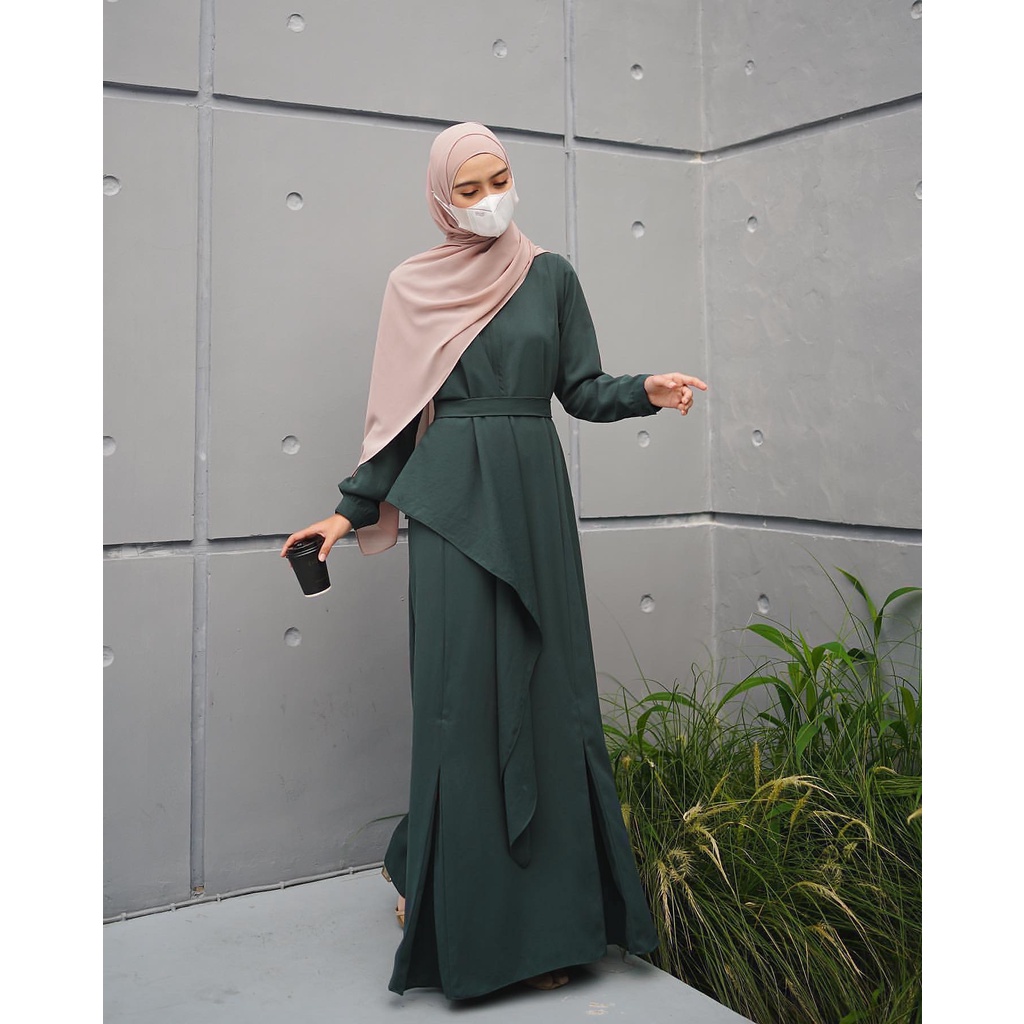 FASHION STYLE GAMIS MECCA TALI BUSUI WANITA DRESS WOLFIS PREMIUM