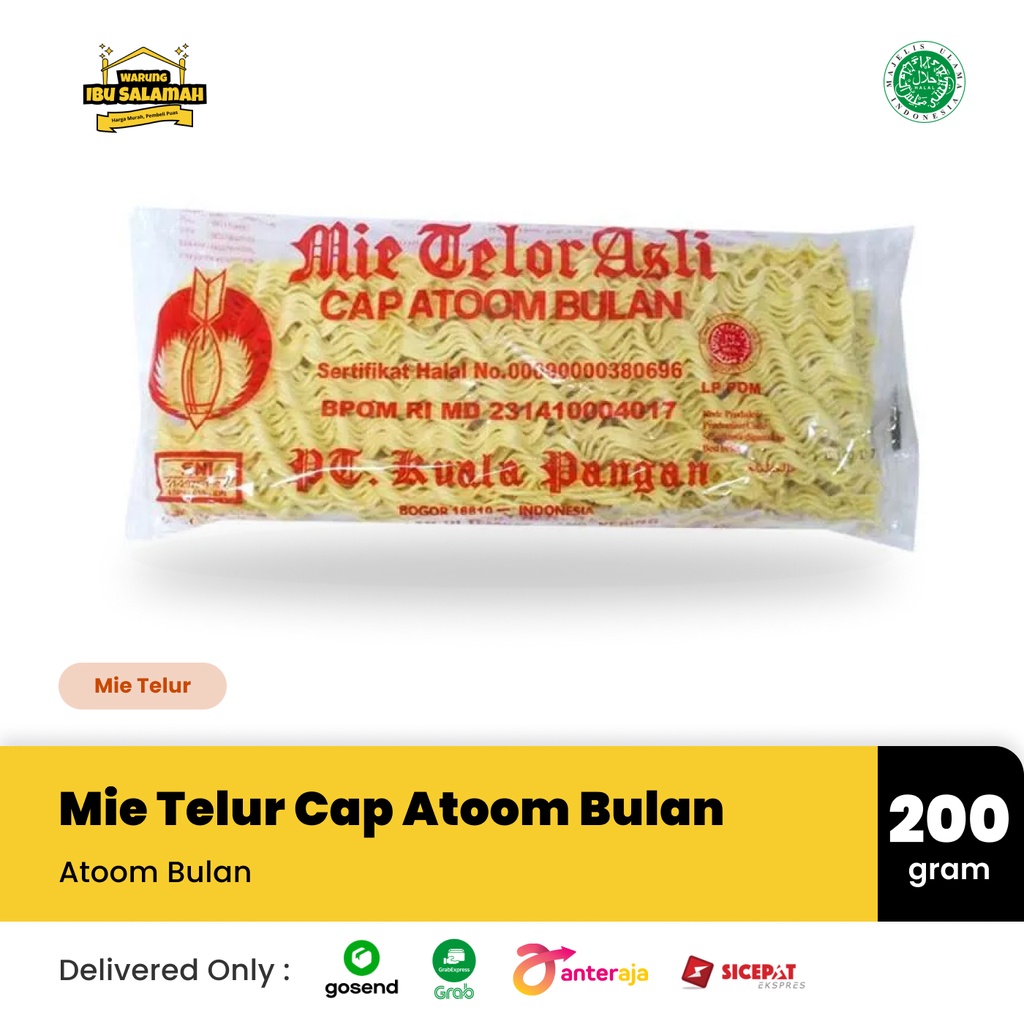 

Mie Telur Cap Atoom Bulan