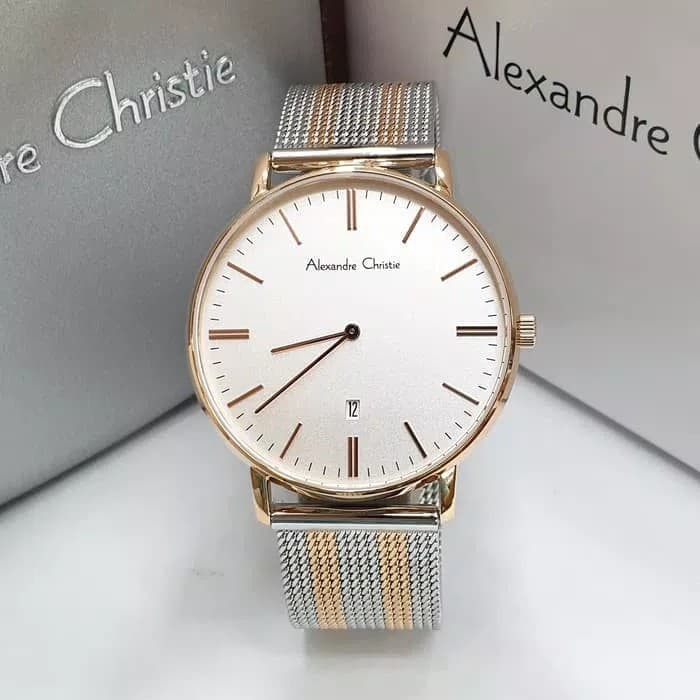 ORIGINAL Jam Tangan Pria Alexandre Christie AC 8582 / AC8582 Garansi 1 Tahun