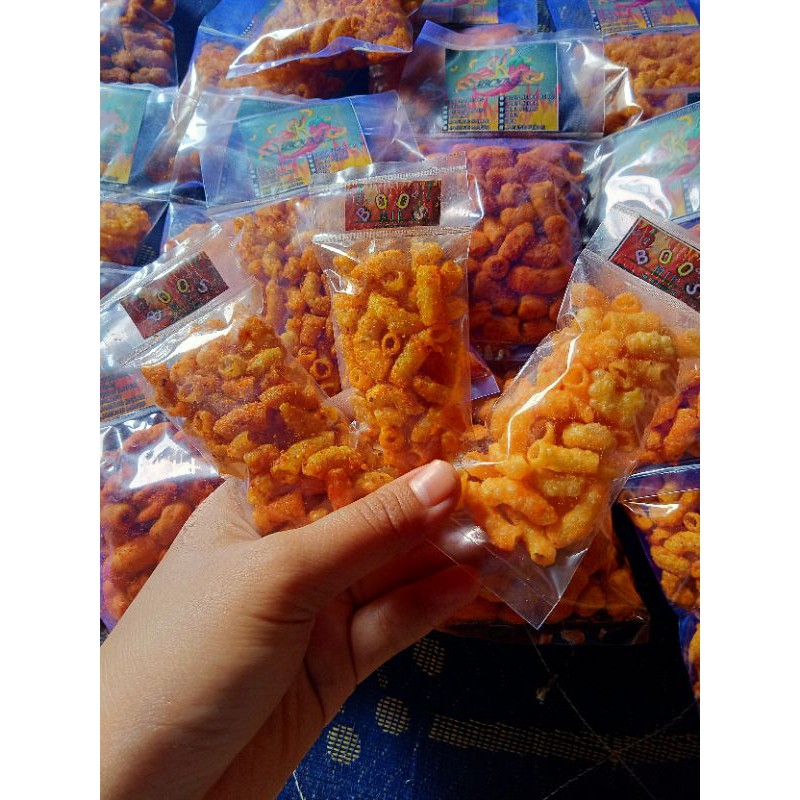 

TERMURAH 1 pack makroni bantet,krupuk bantet (50pcs)