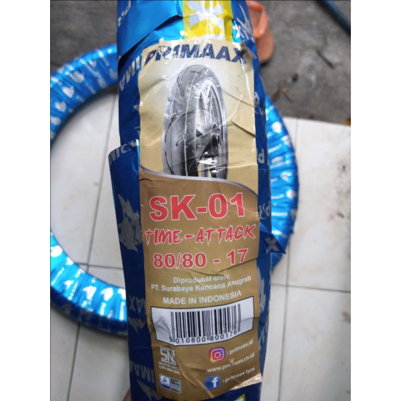 Ban Luar Primaax 80/80-17 SK01 merek primax 250-17 SK 01