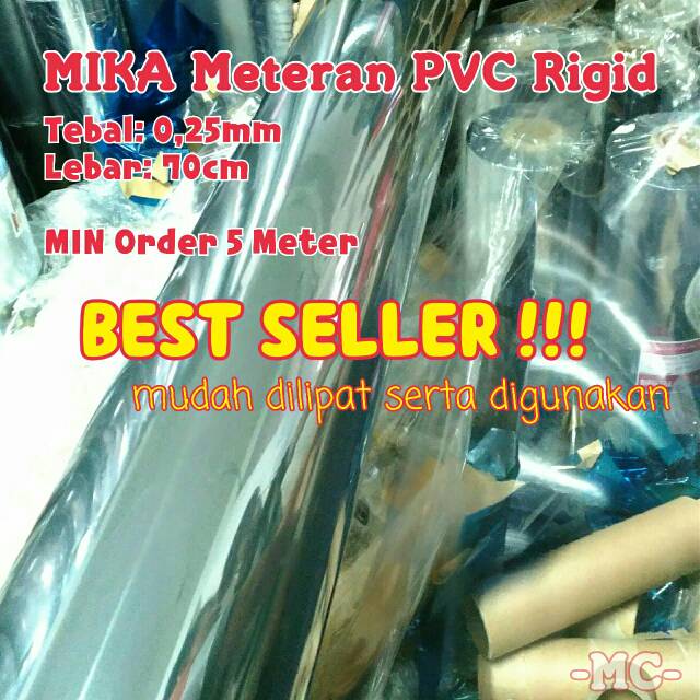 

Plastik Mika Kaku 0,25mm x 70cm Mika Kaku PVC Rigid Mika Souvenir Mika Seserahan Plastik Meteran