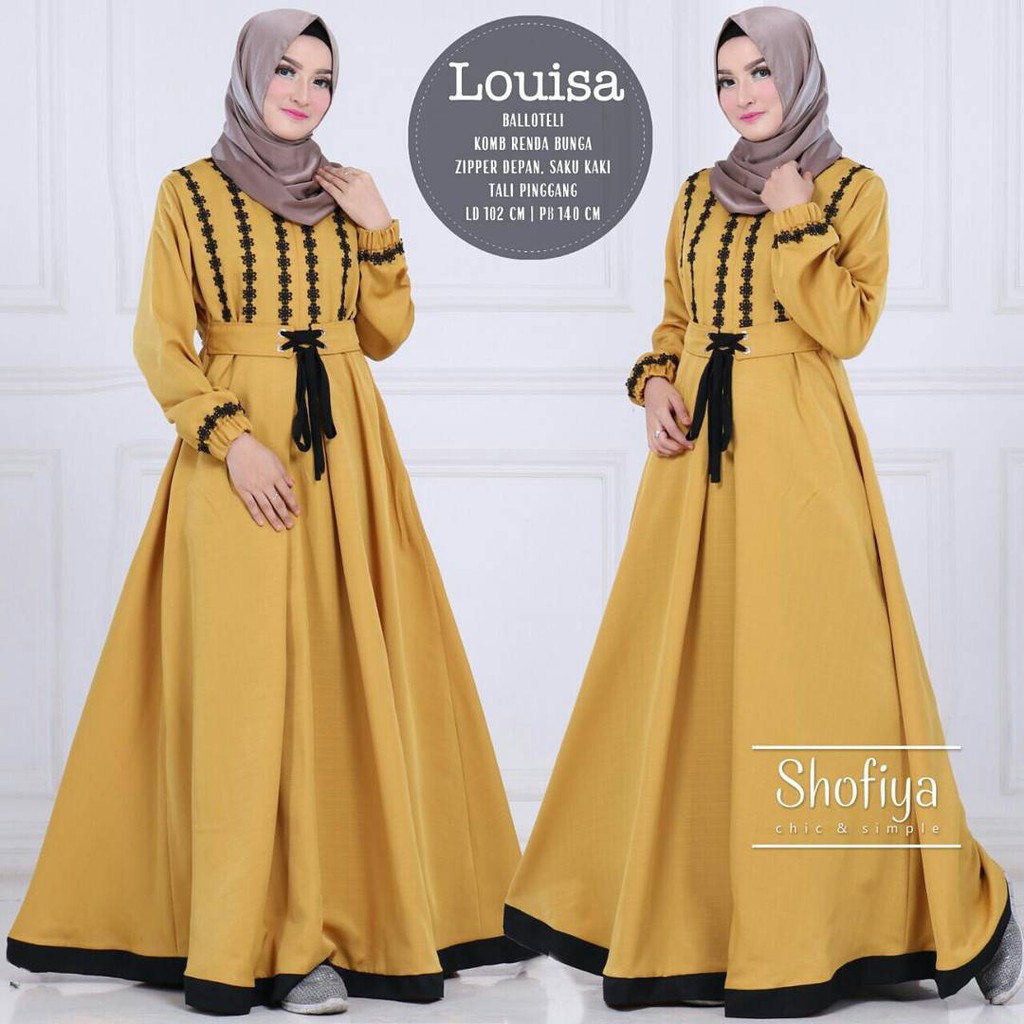 GAMIS SYARI ANNAJAH CAPUCCINO 900GR 110 140 ALLSIZE GAMIS SYARI BUSUI CADAR CREPE HQ POLOS MURAH I.