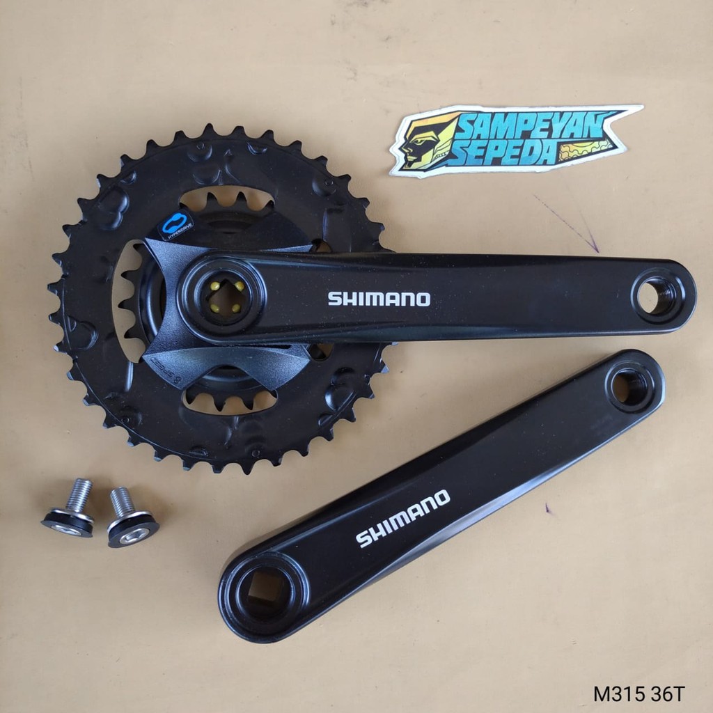 Crank Gir Gear Depan Sepeda MTB Federal Shimano Altus M315 22-36T