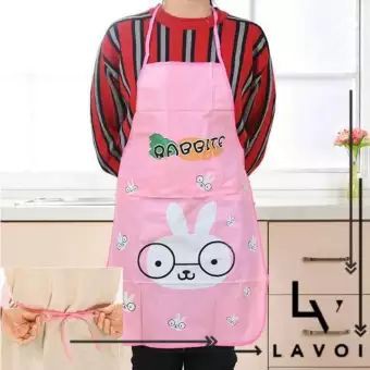 Celemek Apron Masak Dapur Anti Tahan Air Waterproof Transparan Unik Plastik Lucu