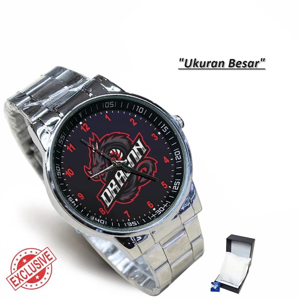 (Exclusive) Jam Tangan DRAGON Custom Rante Couple / Satuan