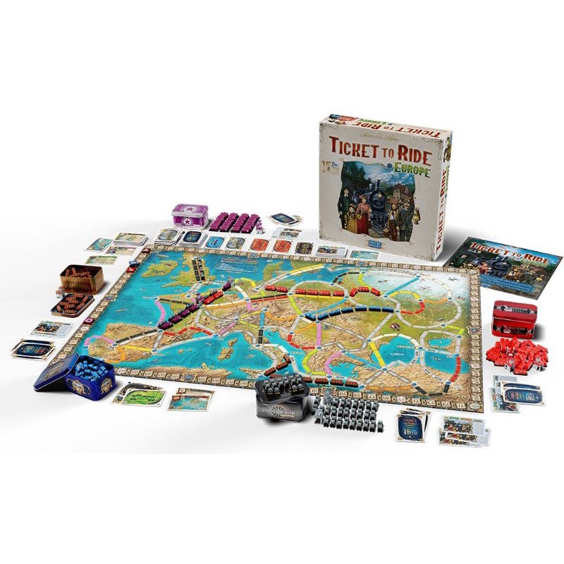 TICKET TO RIDE AMERICA / EUROPE board game