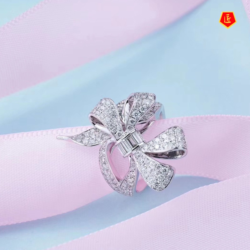 [Ready Stock]S925 Silver Fashion Luxury Butterfly Ring Female