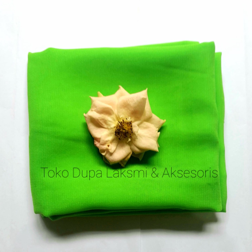 Selendang Murah Sifon Bali Polos panjang 2 m-Hijau