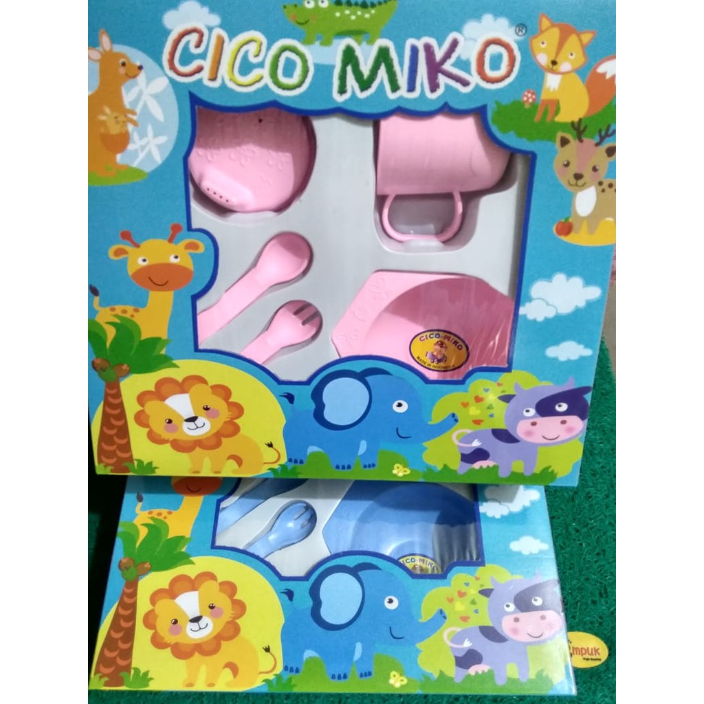 FEEDING SET CICO MIKO SMALL-TEMPAT MAKAN BAYI-KADO BAYI BARU LAHIR