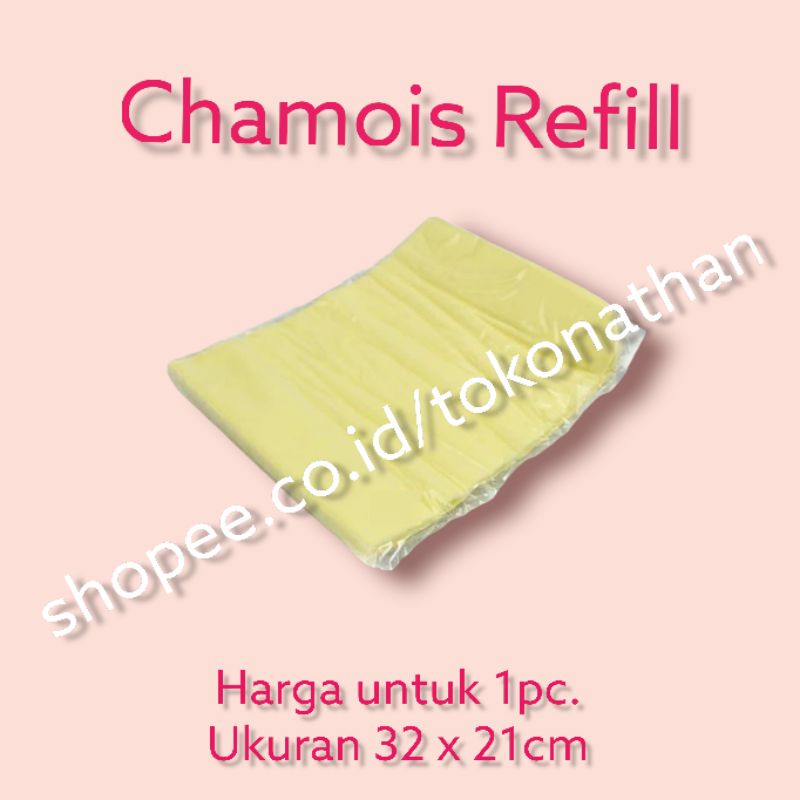 REFILL Lap CHAMOIS serat,  Kanebo  (TANPA TABUNG)